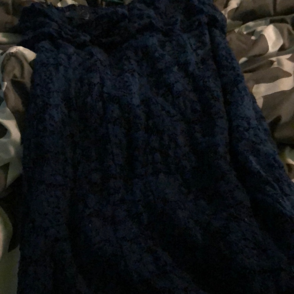 Blue strapless dresses